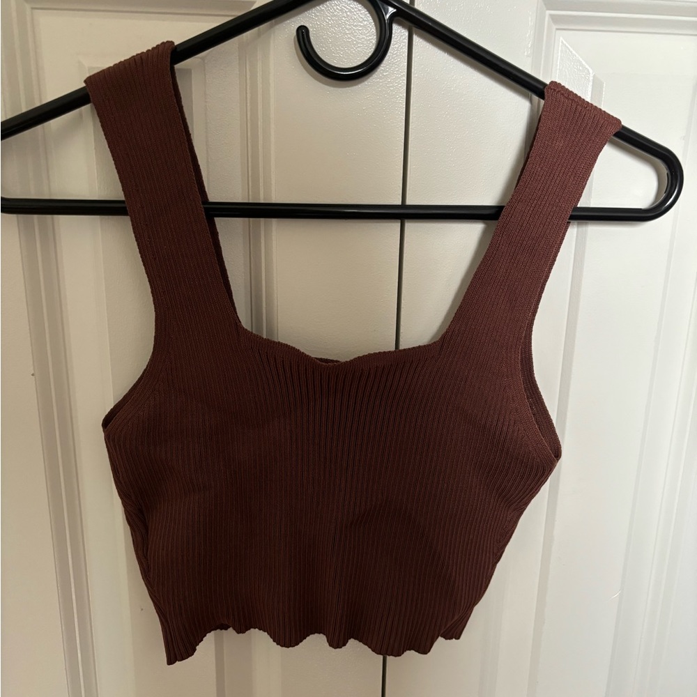 Crop top - brown
